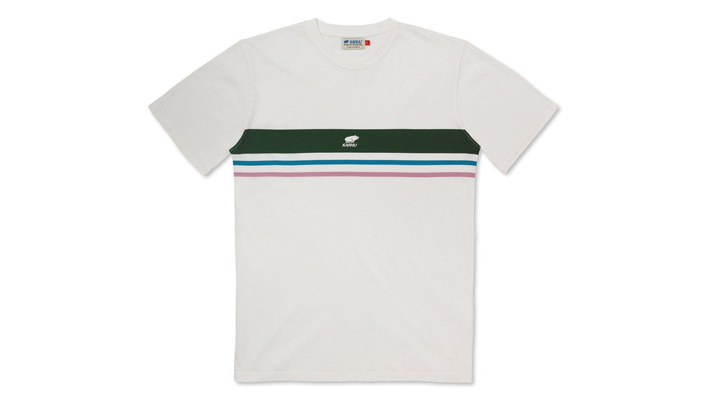 77125 T–SHIRT - BRIGHT WHITE / DARK FOREST - Karhu Nederland