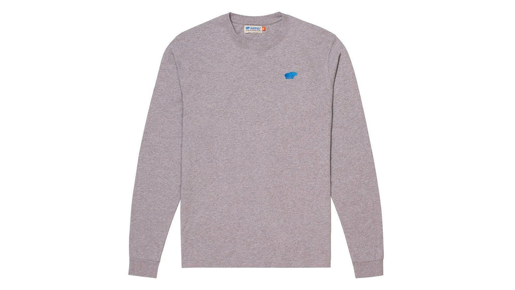 AIR CUSHION L/S T - SHIRT - HEATHER GREY - Karhu Nederland