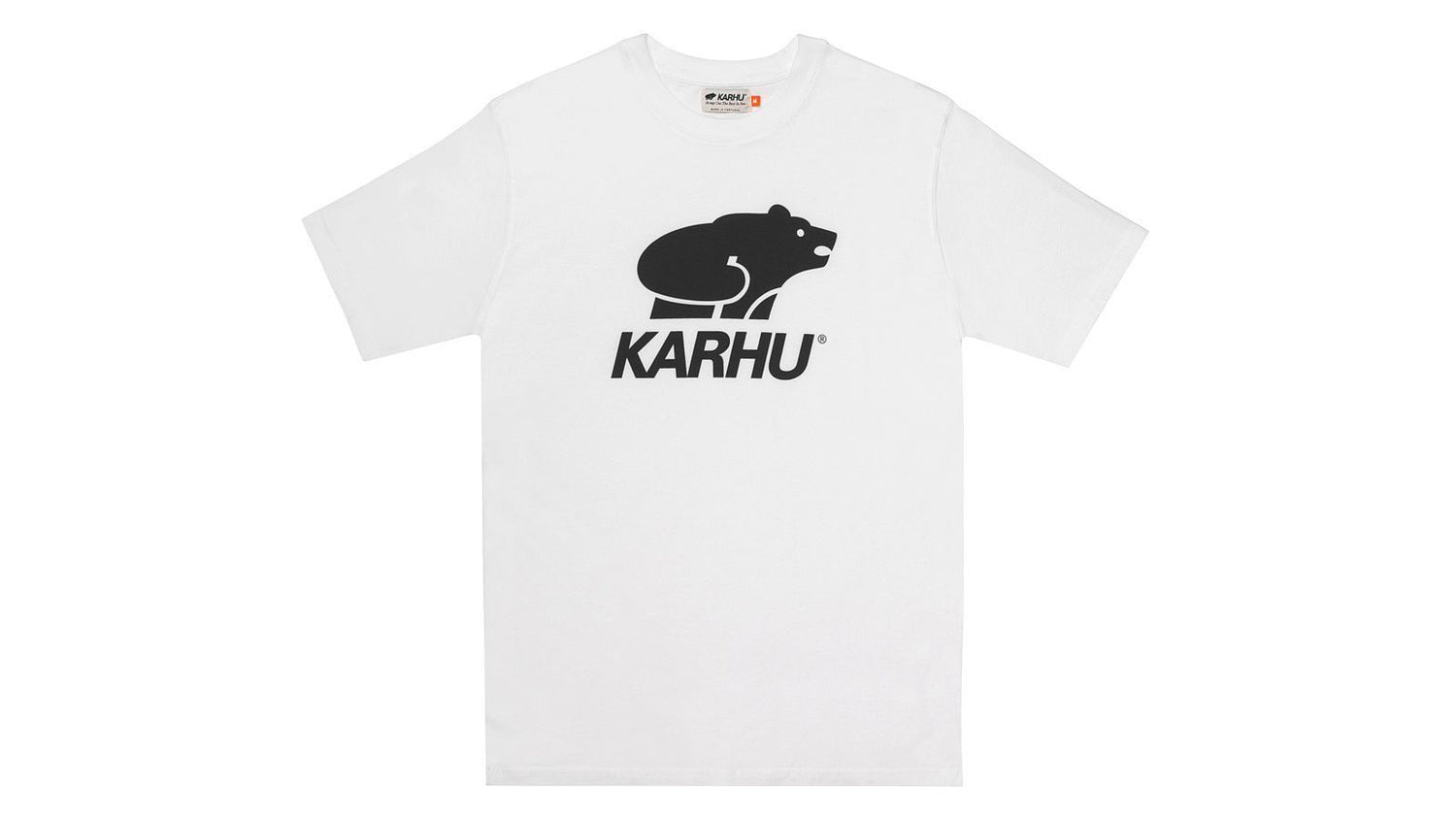 BASIC LOGO T–SHIRT - WHITE/BLACK - Karhu Nederland