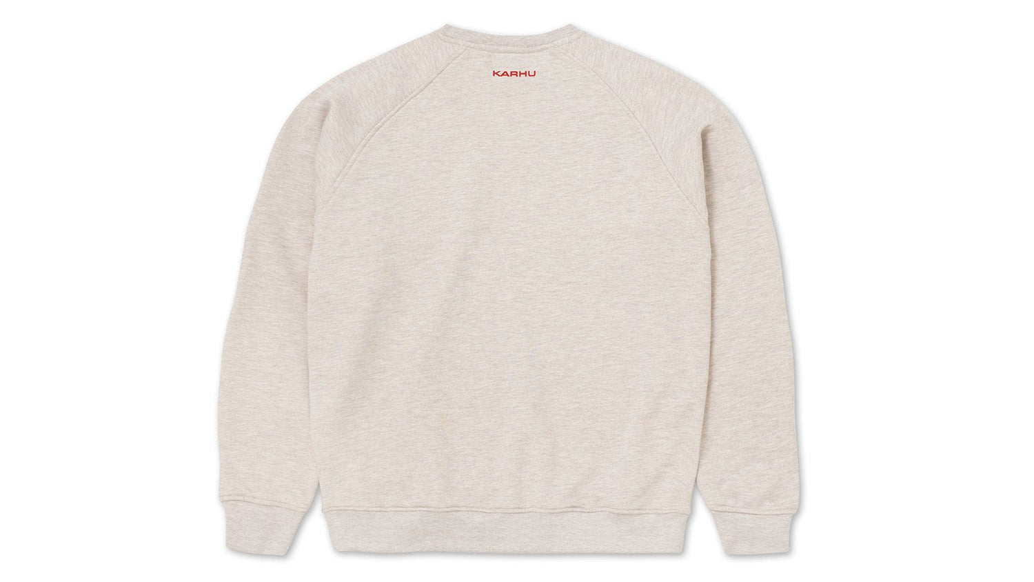 CLASSIC CHEST LOGO SWEATSHIRT - OATMEAL MELANGE / GRANATA - Karhu Nederland