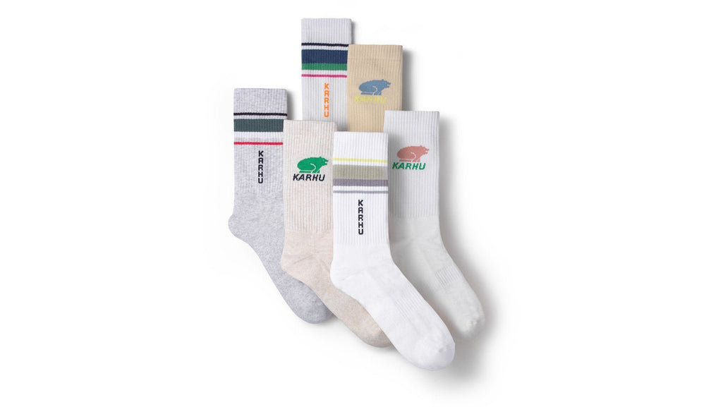 CLASSIC LOGO SOCK - SILVER LINING / HYDRANGEA - Karhu Nederland