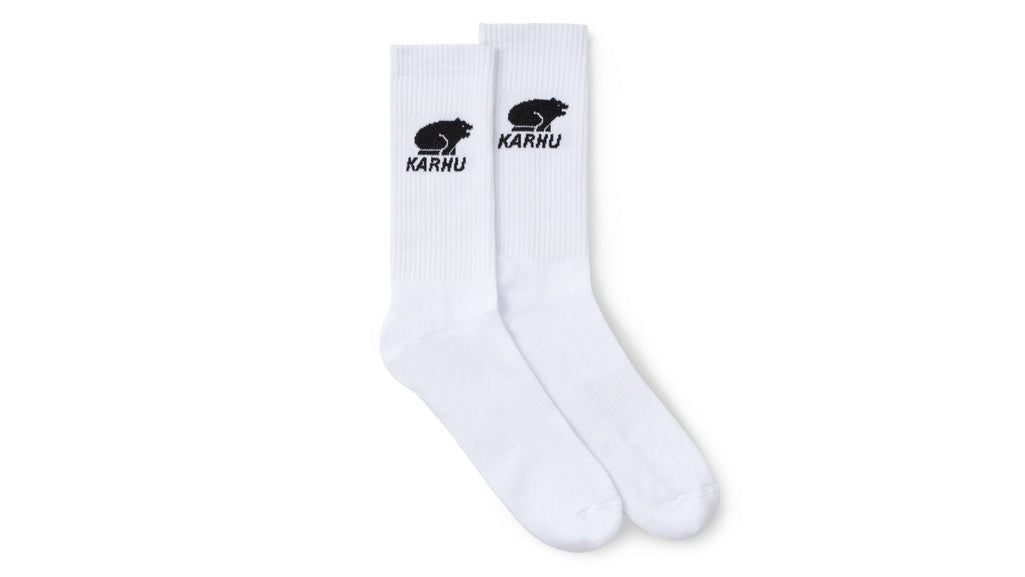 CLASSIC LOGO SOCK - WHITE/BLACK - Karhu Nederland