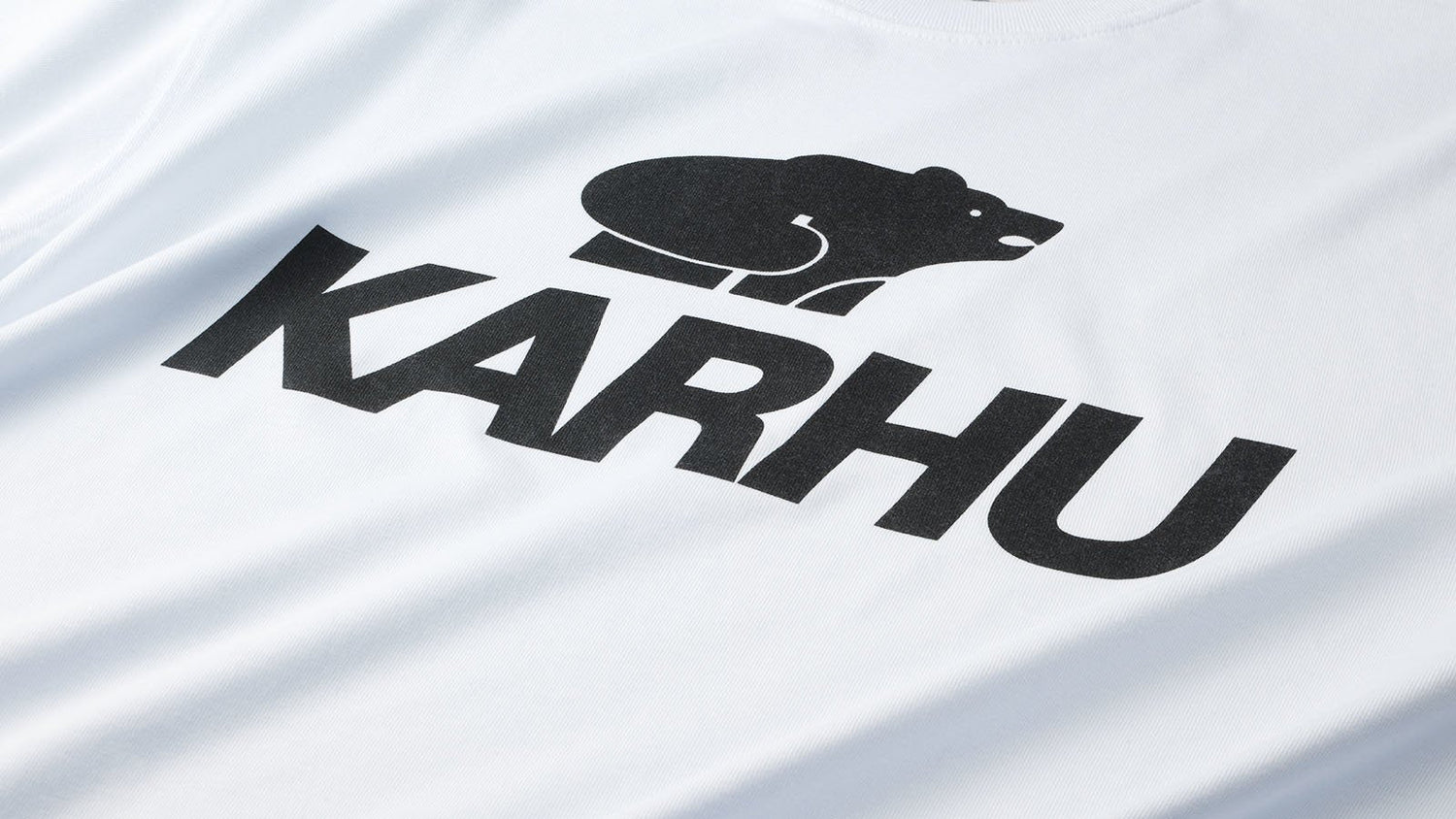 CLASSIC LOGO T - SHIRT - WHITE / BLACK - Karhu Nederland