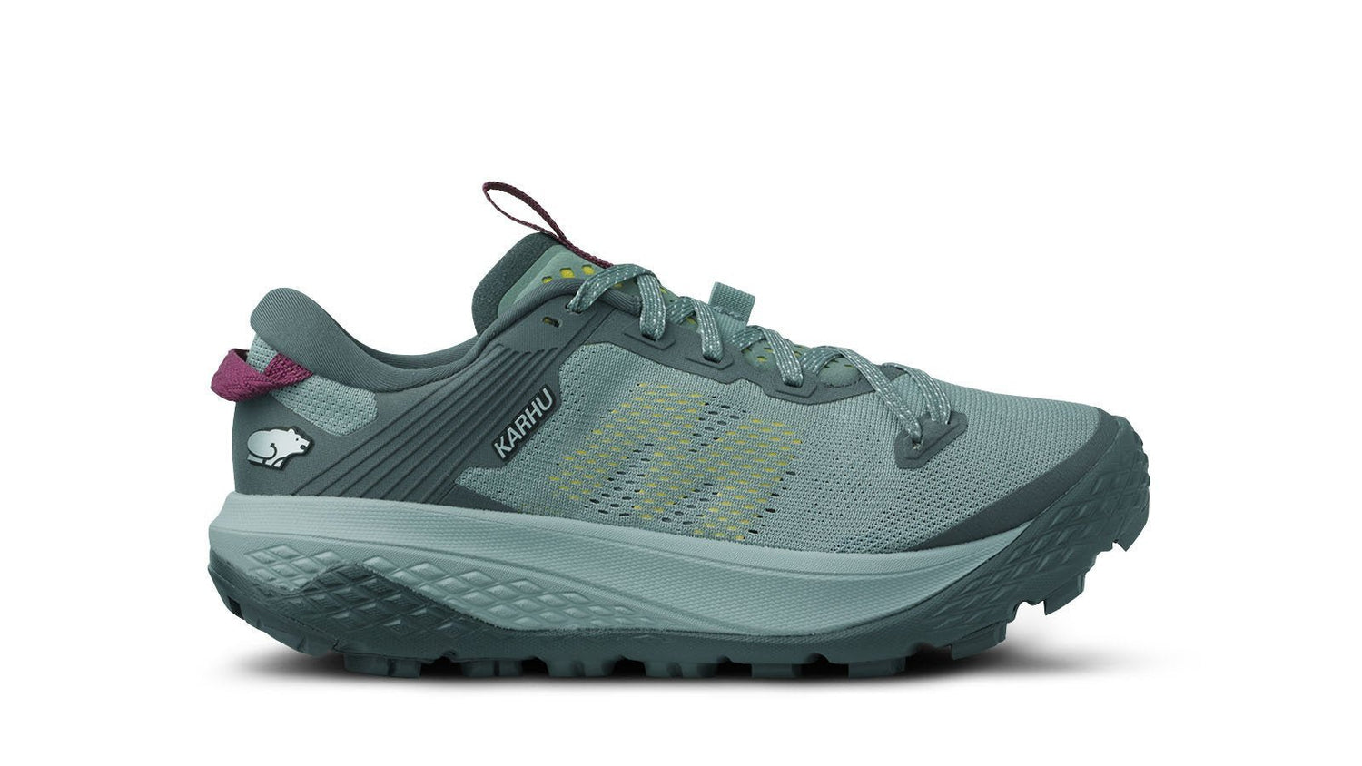 DAMES IKONI TRAIL 1.0 - ICEBERG GREEN / ANEMONE - Karhu Nederland