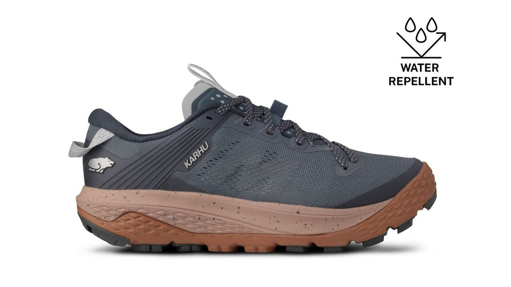 DAMES IKONI TRAIL 1.0 WR - STORMY WEATHER / RUGBY TAN - Karhu Nederland