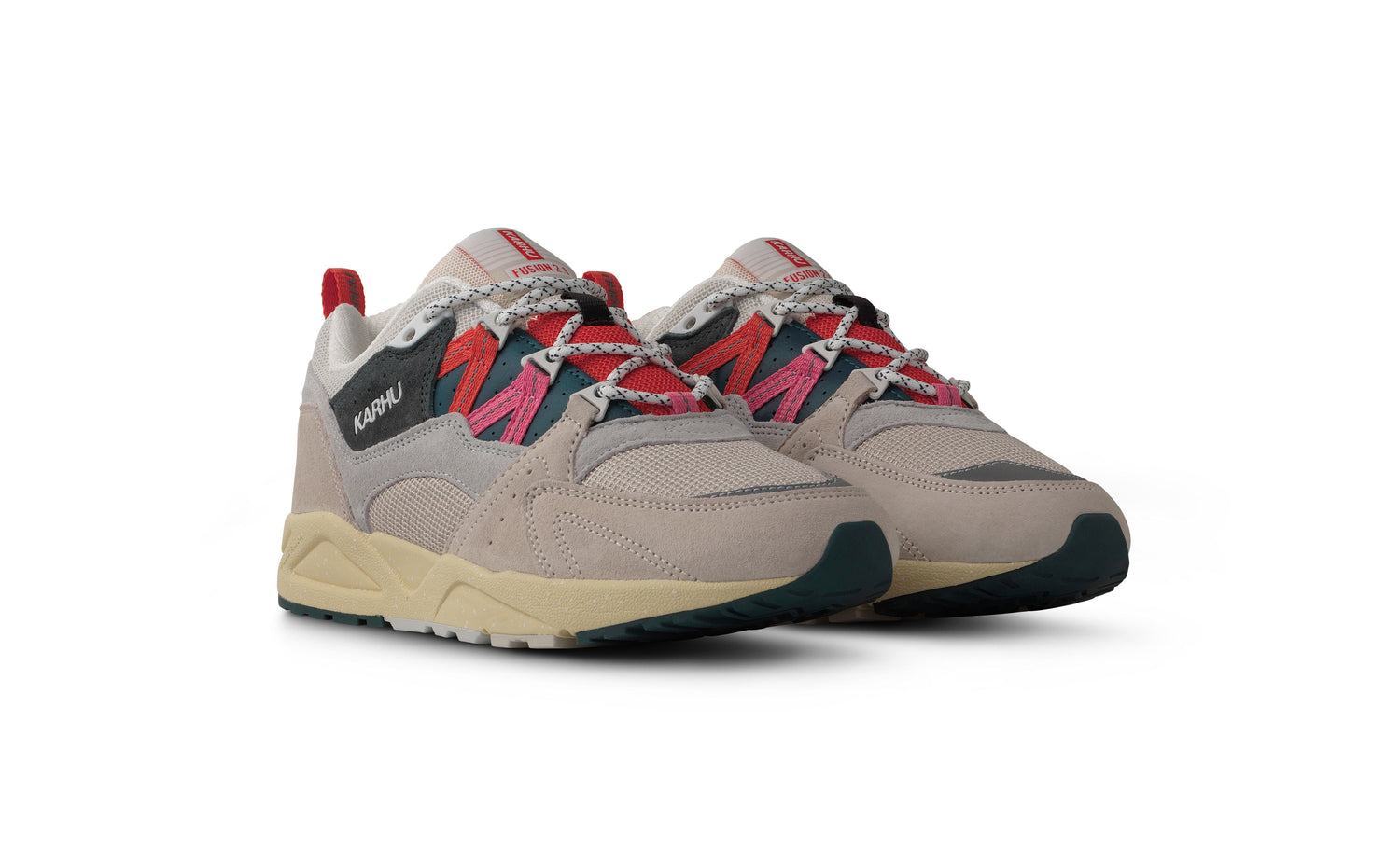 FUSION 2.0 - WHITECAP GRAY / CAYENNE - Karhu Nederland