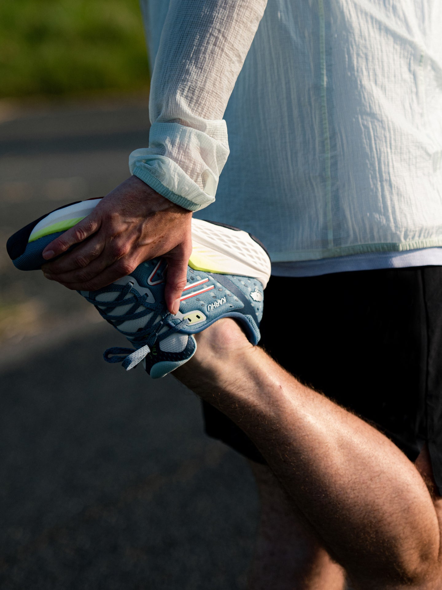 HEREN MESTARI RUN - AEGEAN BLUE / SHARP GREEN - Karhu Nederland