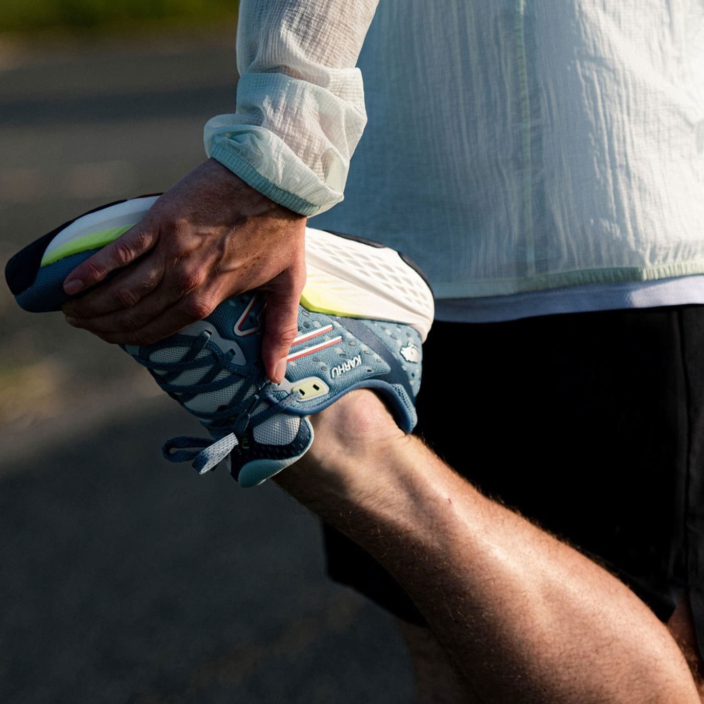 HEREN MESTARI RUN - AEGEAN BLUE / SHARP GREEN - Karhu Nederland