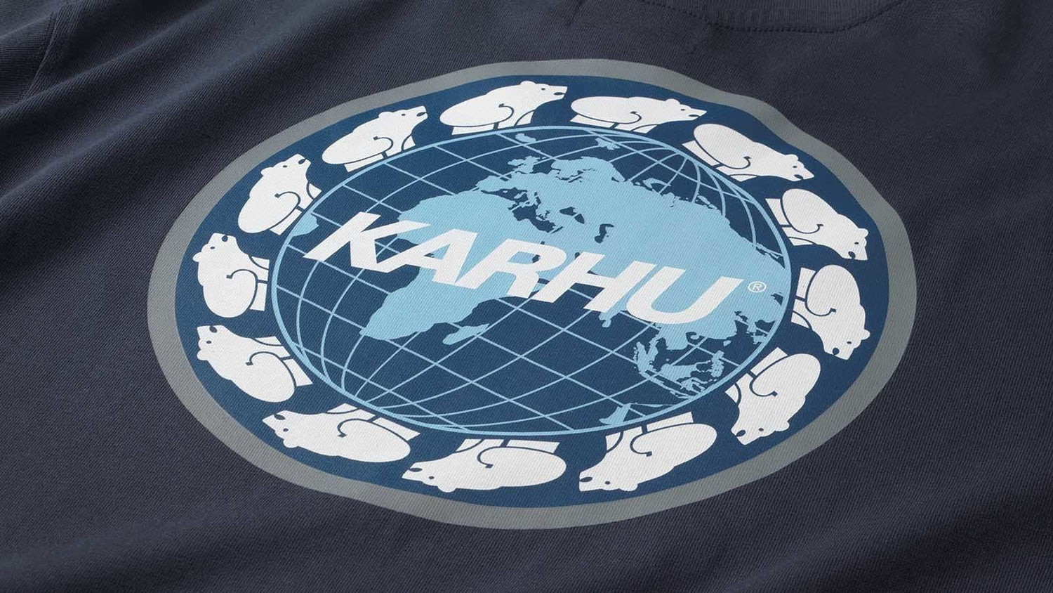 KARHU WORLDWIDE T - SHIRT - NIGHT SKY / FOGGY DEW - Karhu Nederland