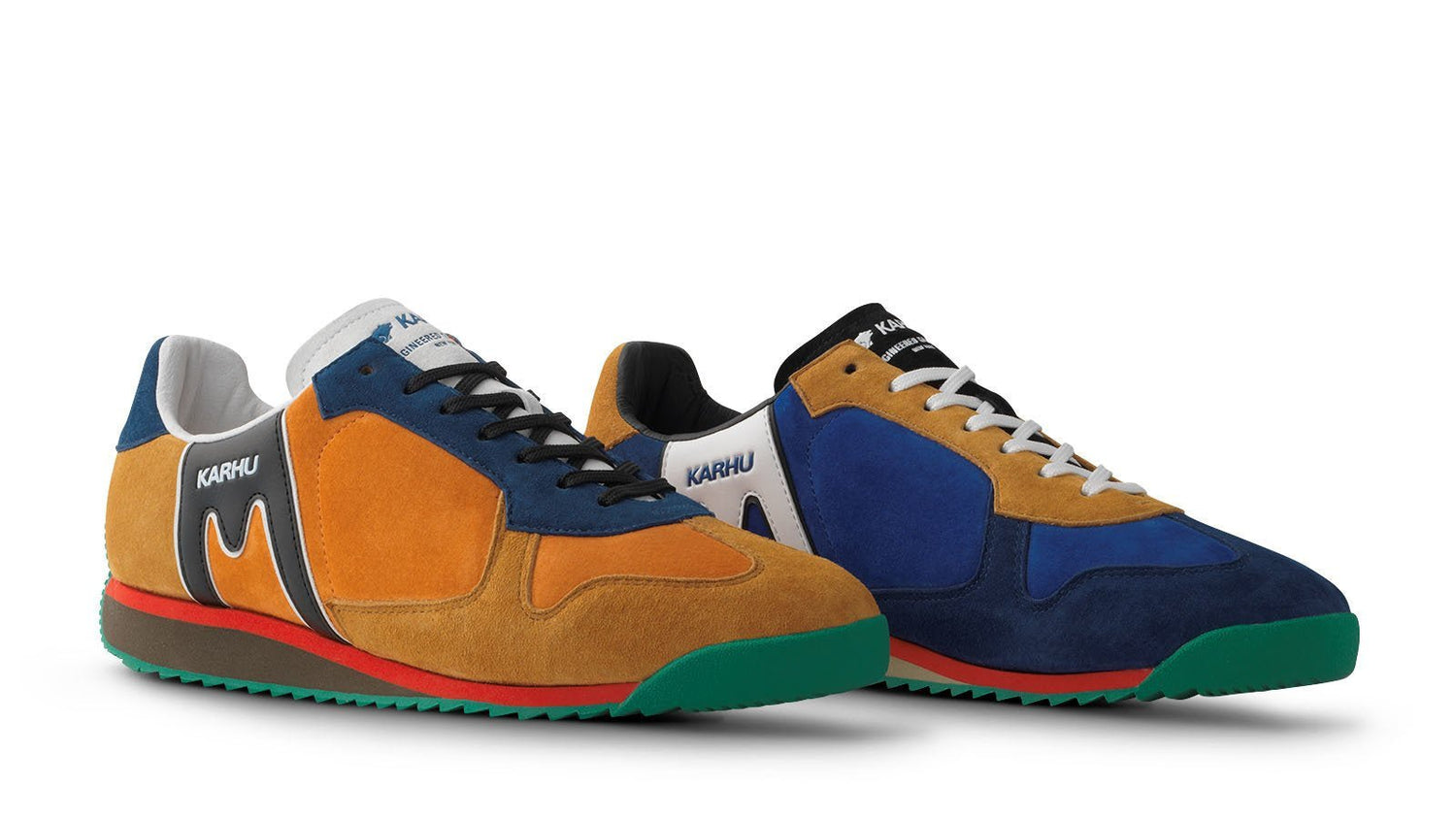 KARHU X ENGINEERED GARMENTS MESTARI SPRINT - CLASSIC BLUE / JAFFA ORANGE - Karhu Nederland