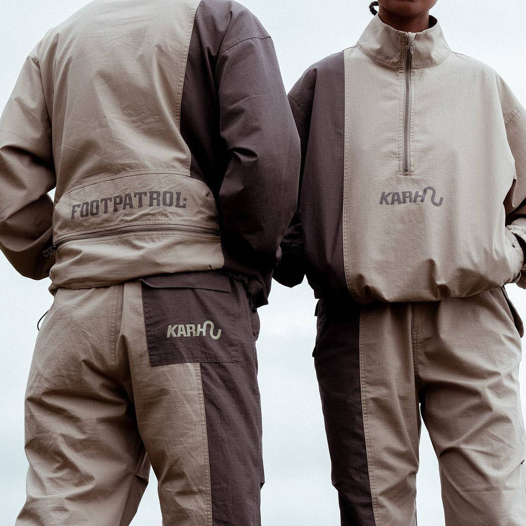 KARHU X FOOTPATROL TRACKSUIT "SNOWSTAR" - ALUMINIUM / DARK GULL GRAY - Karhu Nederland