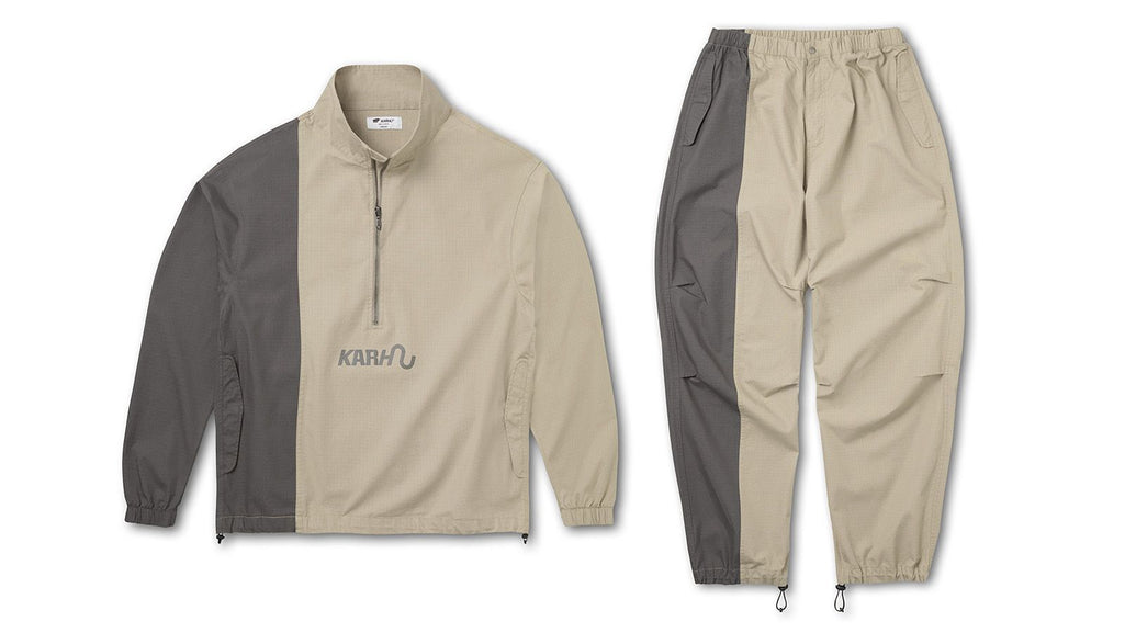 KARHU X FOOTPATROL TRACKSUIT "SNOWSTAR" - ALUMINIUM / DARK GULL GRAY - Karhu Nederland