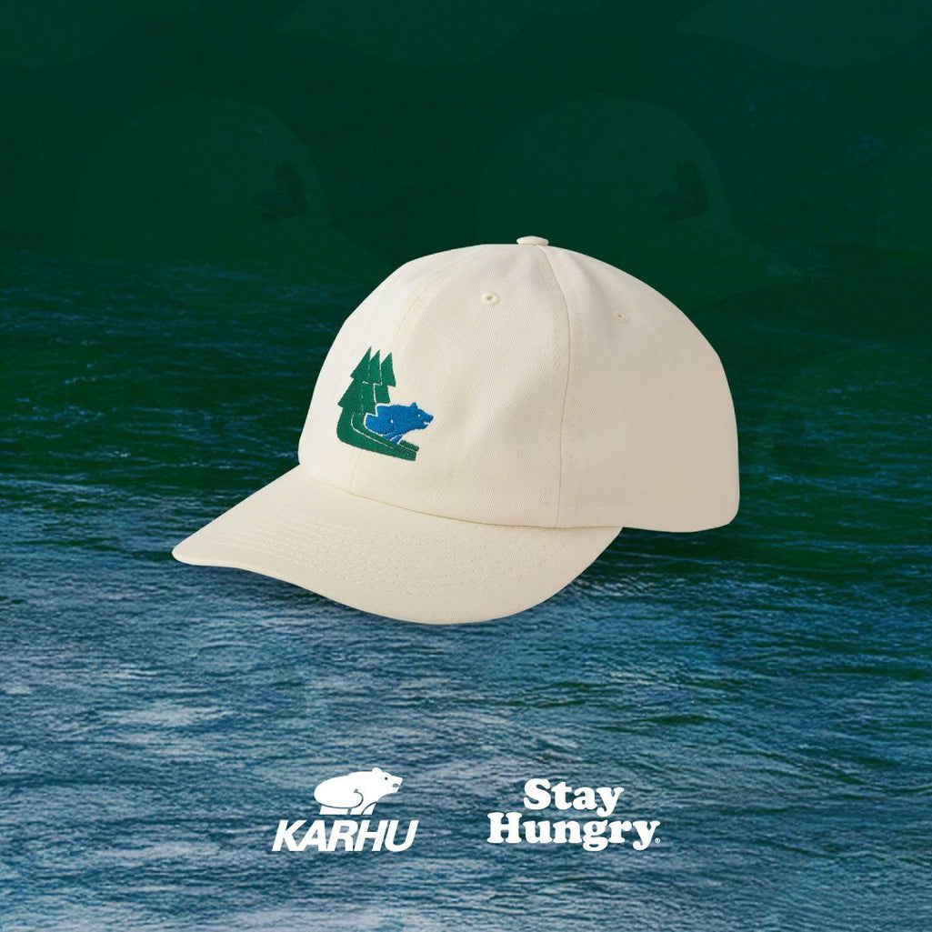KARHU X STAY HUNGRY CAP TREES/BEAR - ECRU COTTON CANVAS - Karhu Nederland