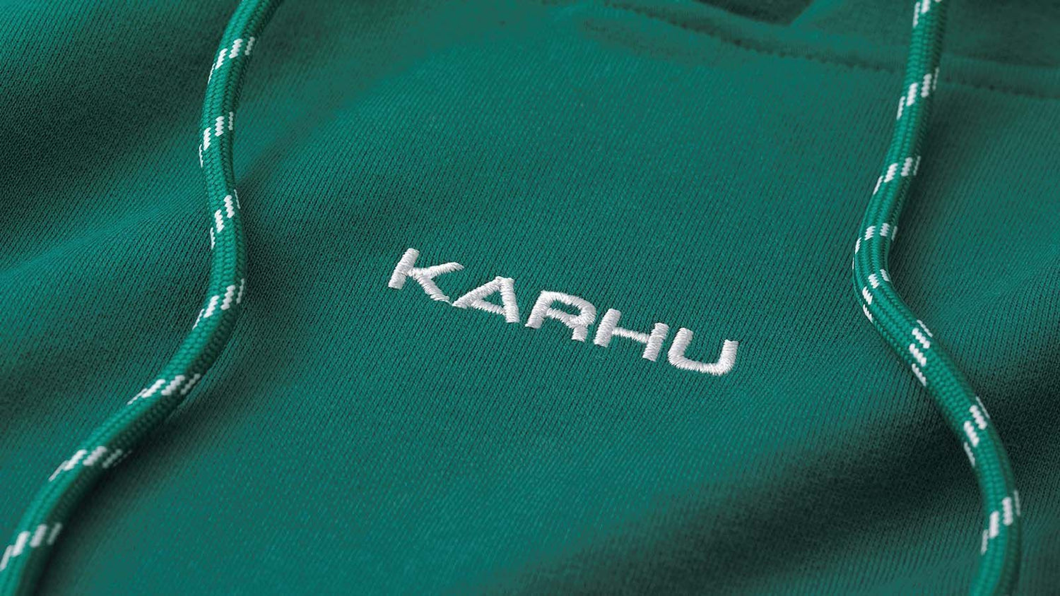 LOGO HOODIE - AVENTURINE / FOGGY DEW - Karhu Nederland