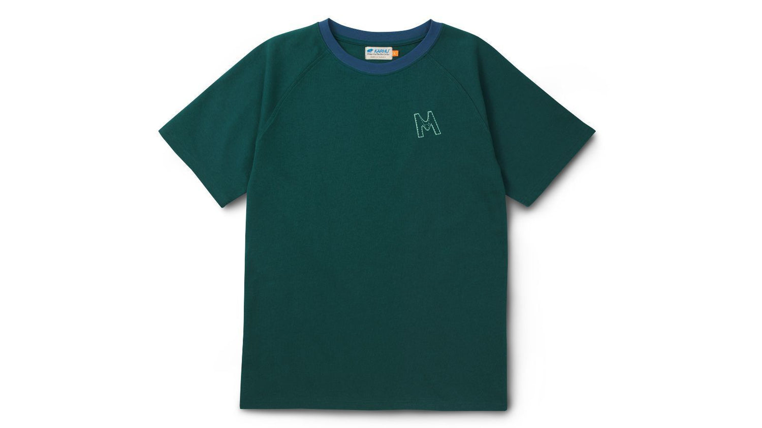 M SYMBOL T–SHIRT - JUNE BUG/ ENSIGNE BLUE - Karhu Nederland