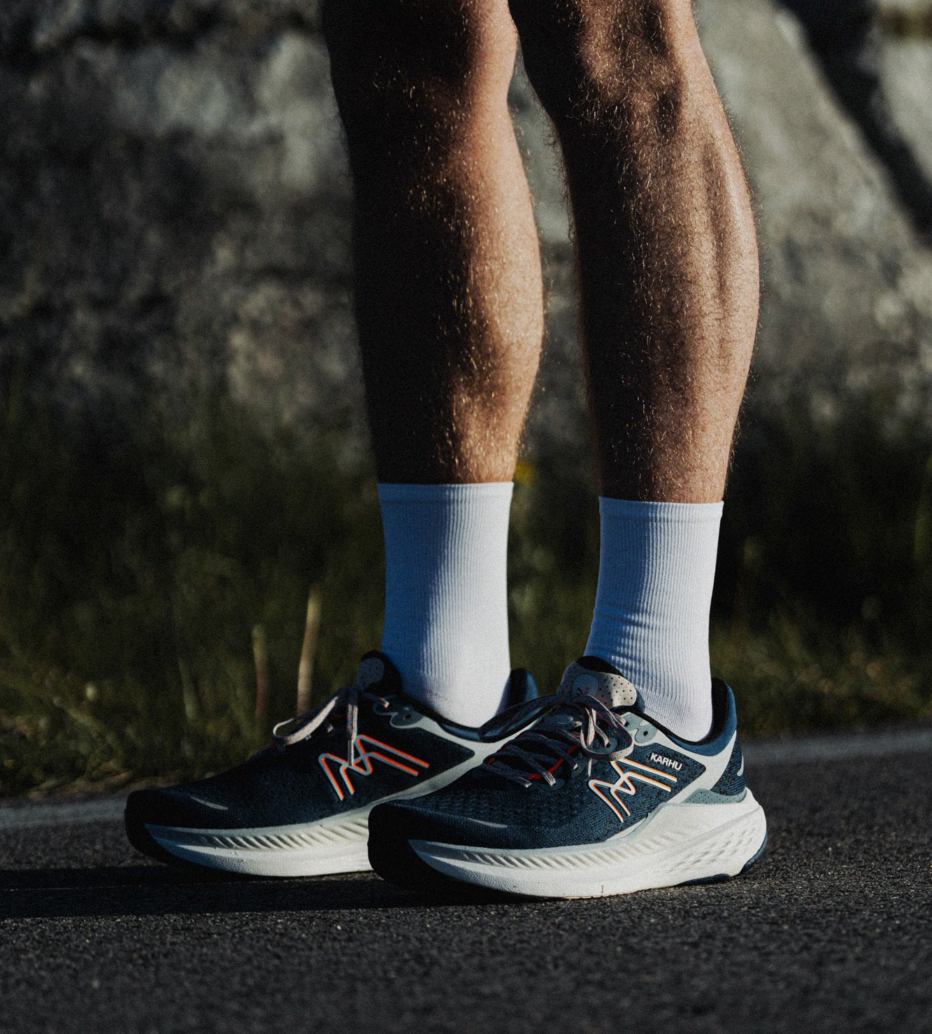 MEN'S MESTARI RUN 1.5 HIVO - TITAN / SHOCKING ORANGE - Karhu Nederland