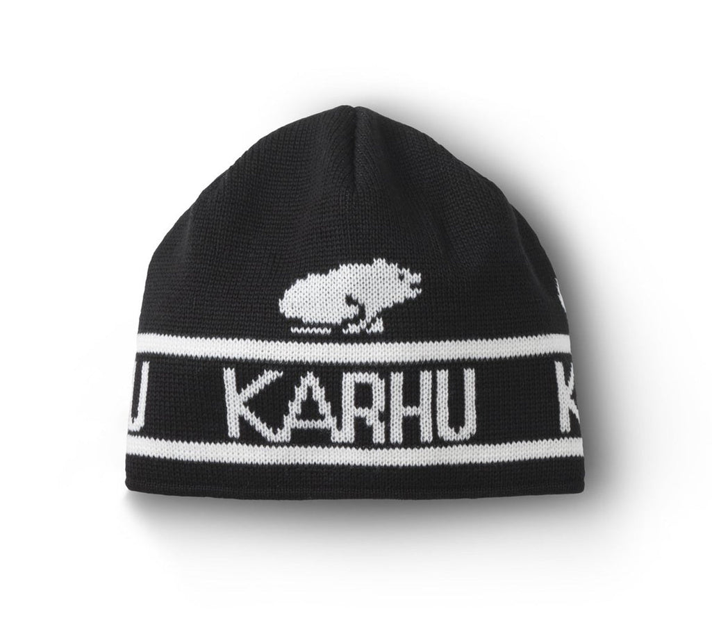 MERINO WOOL BEANIE - BLACK/WHITE - Karhu Nederland