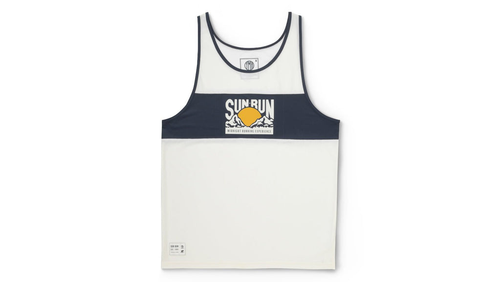 SUN RUN SINGLET DAMES - OFF WHITE/ESTATE BLUE - Karhu Nederland