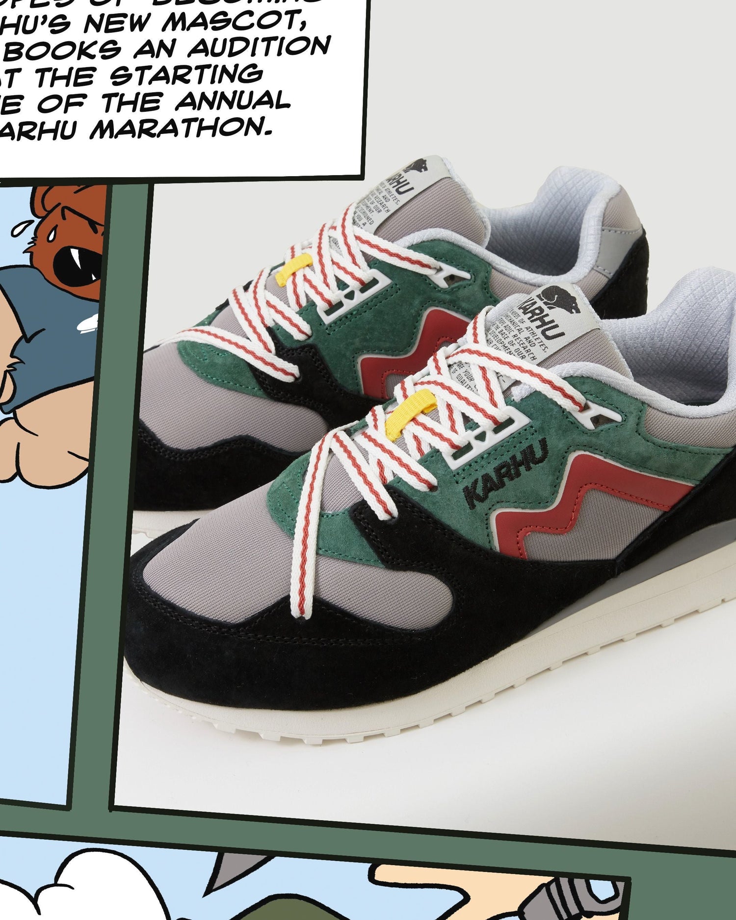 SYNCHRON CLASSIC - JET BLACK / HOT SAUCE - Karhu Nederland