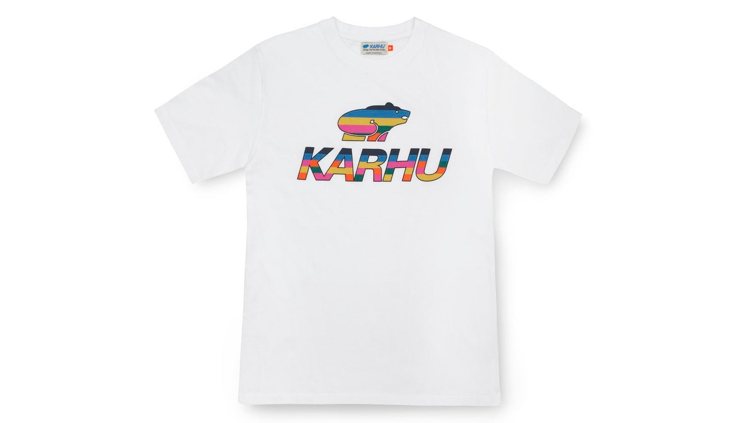 TEAM COLLEGE BIG LOGO T–SHIRT - WHITE/ MC OG - Karhu Nederland