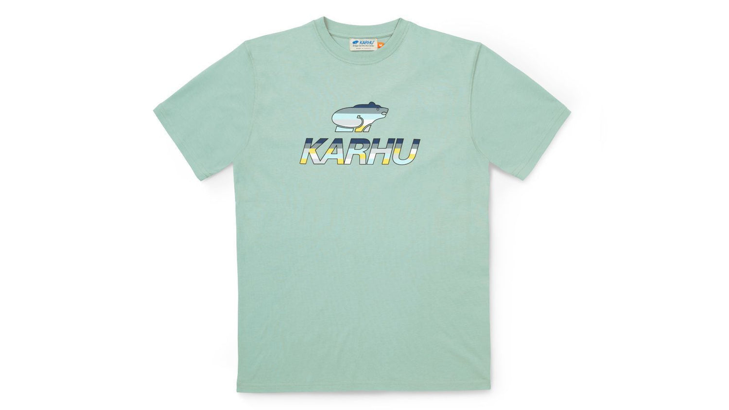 TEAM COLLEGE T–SHIRT - DESERT SAGE/ENSIGN BLUE - Karhu Nederland