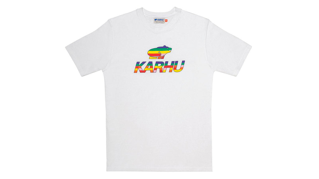 TEAM COLLEGE T–SHIRT - WHITE/MULTI COLOUR - Karhu Nederland