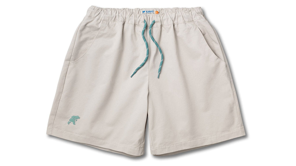 TRAMPAS SHORTS - SILVER LINING / MINERAL BLUE - Karhu Nederland