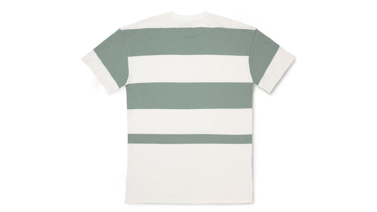 UNI STRIPED SHORT SLEEVE SWEATSHIRT - ICEBERG GREEN / WHITE - Karhu Nederland