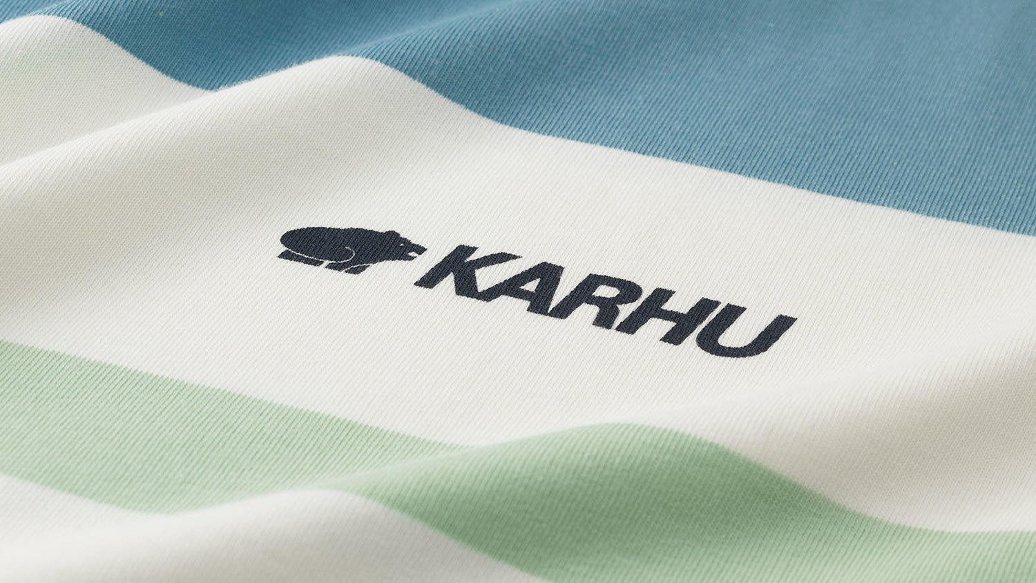 UNISTRIPED SHORT SLEEVE SWEATSHIRT - BRIGHT WHITE/B. BLUE - Karhu Nederland