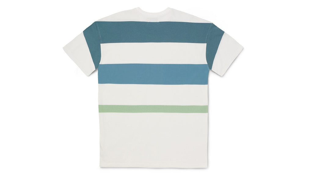 UNISTRIPED SHORT SLEEVE SWEATSHIRT - BRIGHT WHITE/B. BLUE - Karhu Nederland