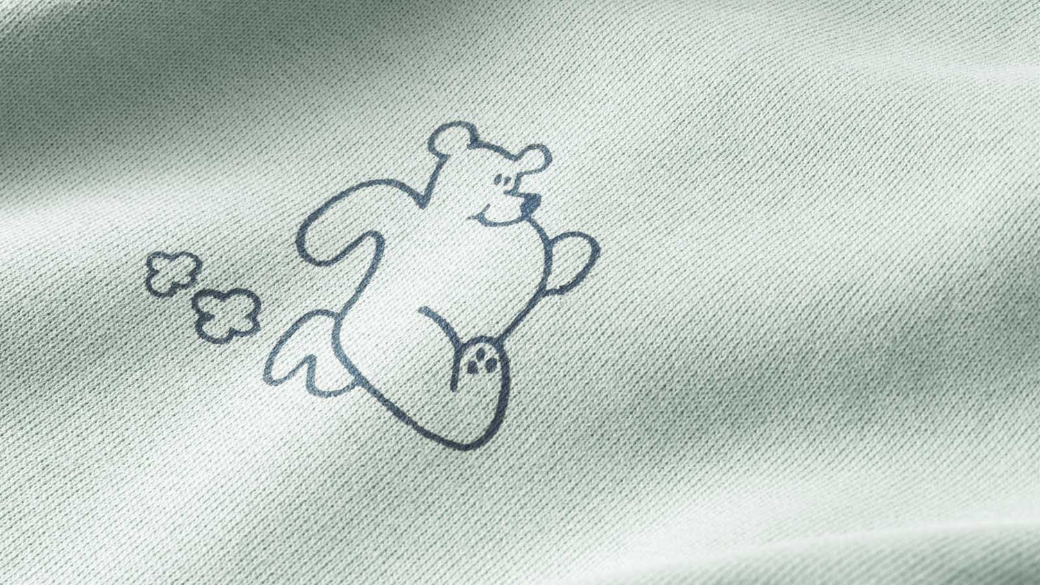 Trampas bear sweatshirt KA00145-DSRN logo